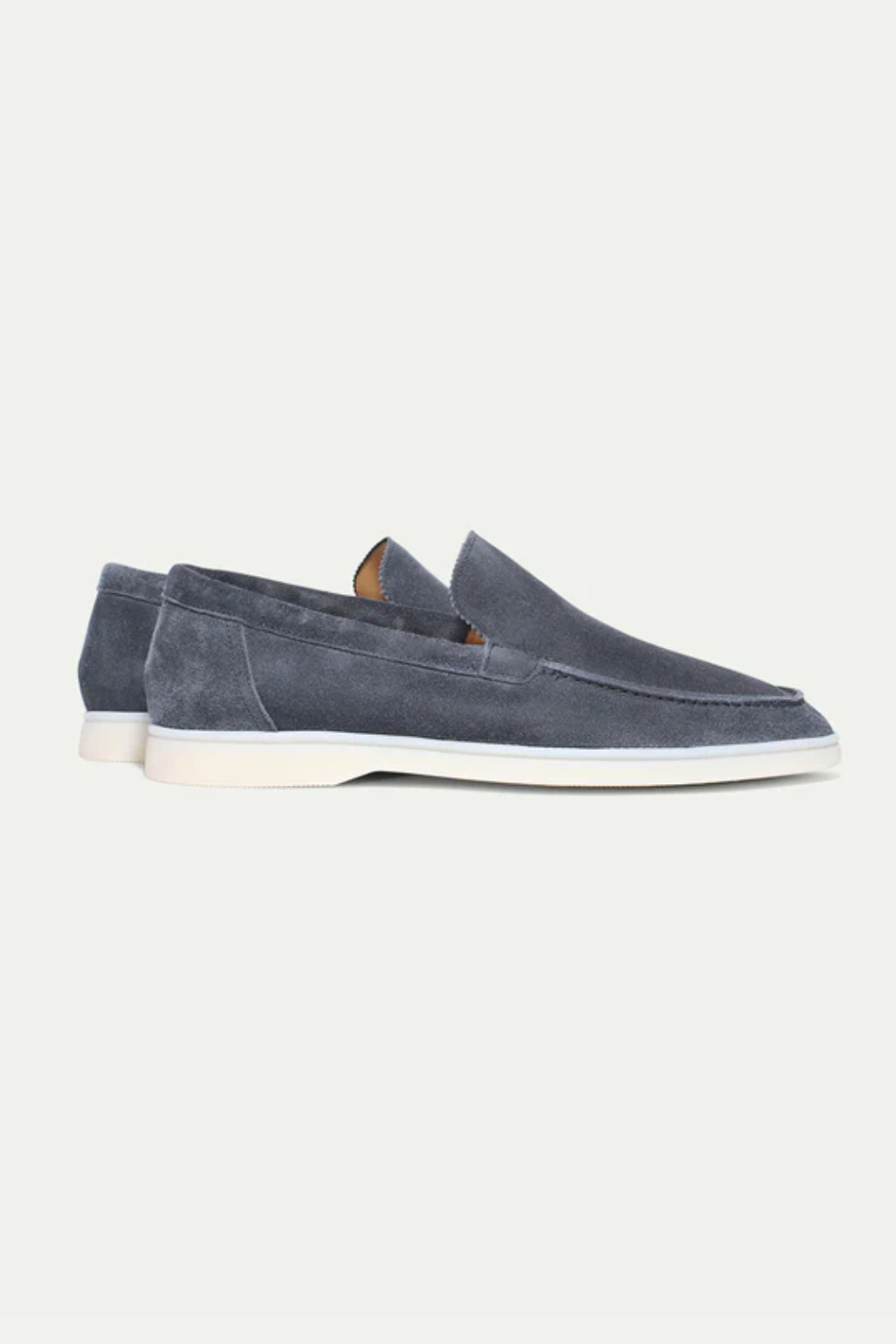 Elegance Suede Loafers - Ocean Blue