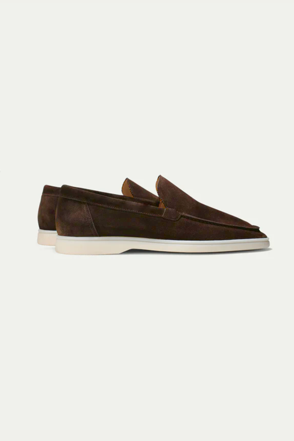 Elegance Suede Loafers - Chocolate