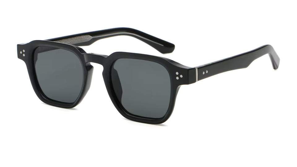 Yacht Glasses - Black Abstract