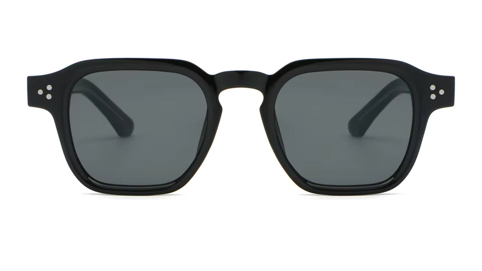 Yacht Glasses - Black Abstract