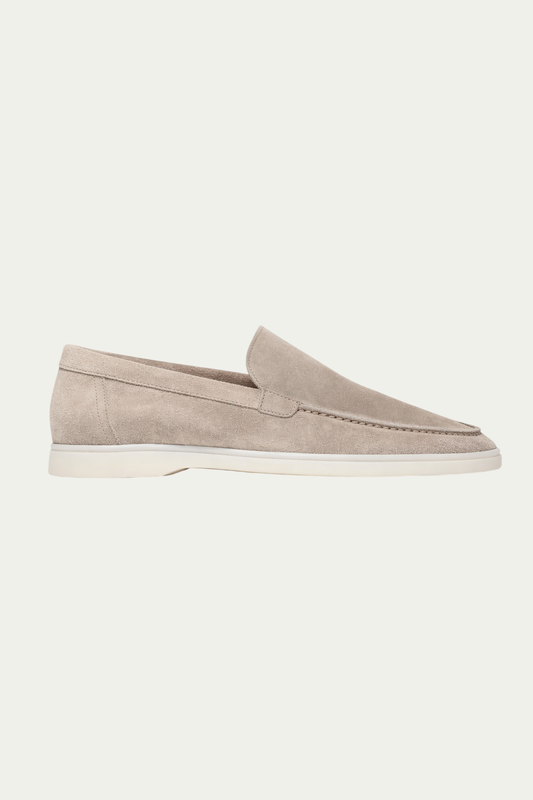 Elegance Suede Loafers - Desert Beige