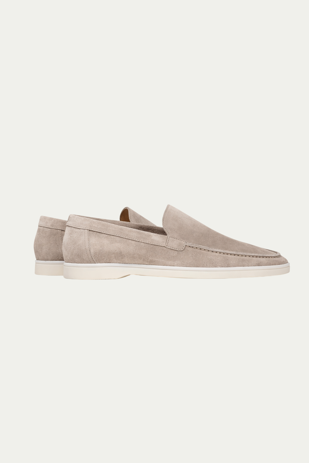 Elegance Suede Loafers - Desert Beige