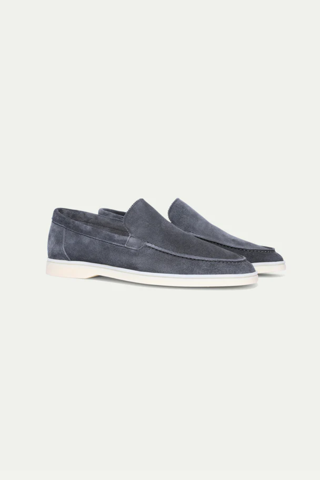 Elegance Suede Loafers - Ocean Blue