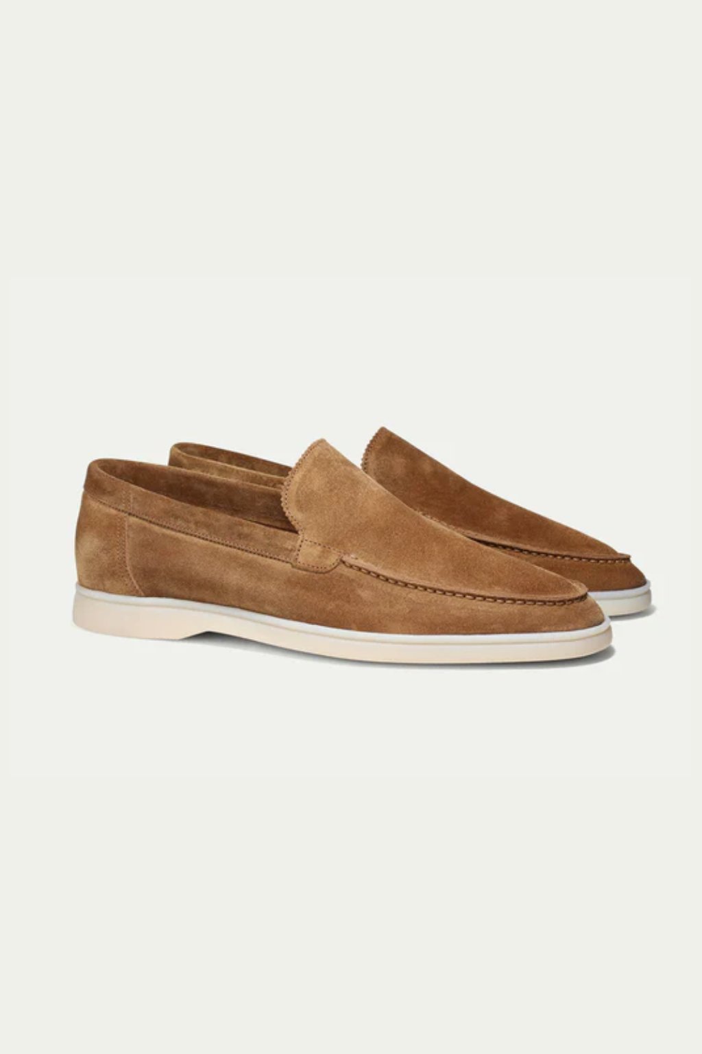 Elegance Suede Loafers - Elegant Brown