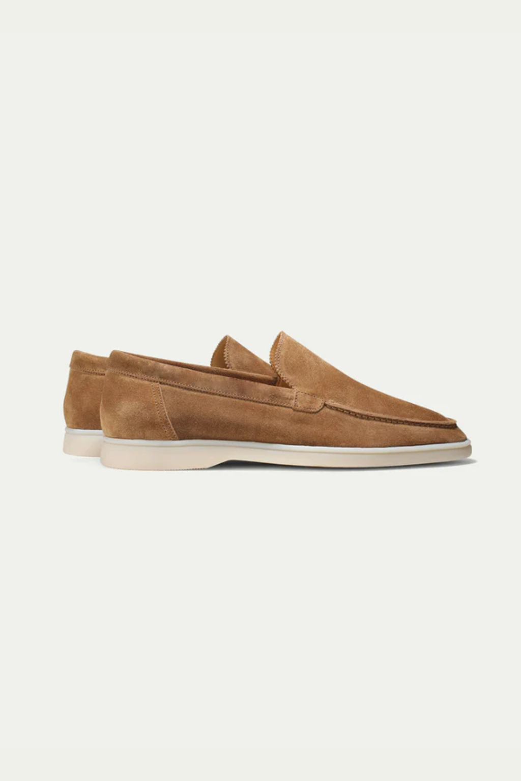 Elegance Suede Loafers - Elegant Brown