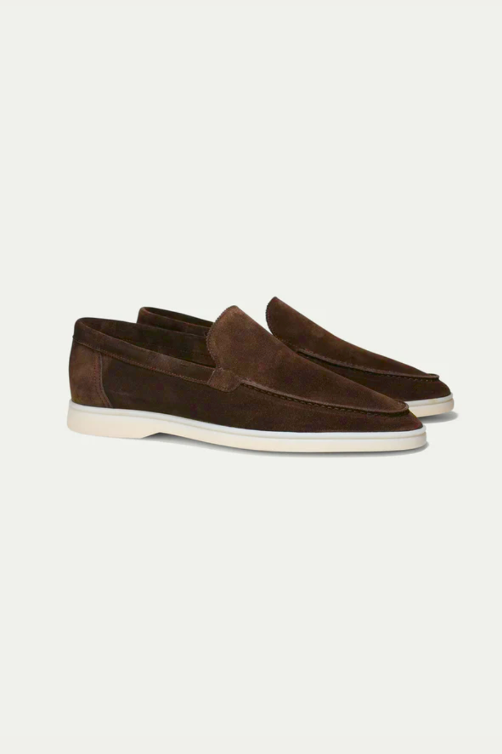 Elegance Suede Loafers - Chocolate