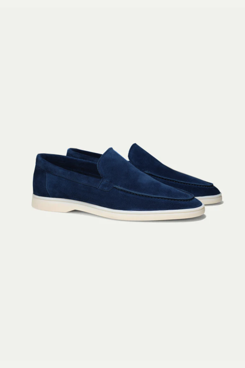 Elegance Suede Loafers - Deep Blue