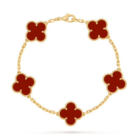 Petite Fleur Bracelet - Red