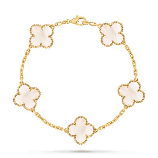 Petite Fleur Bracelet - White