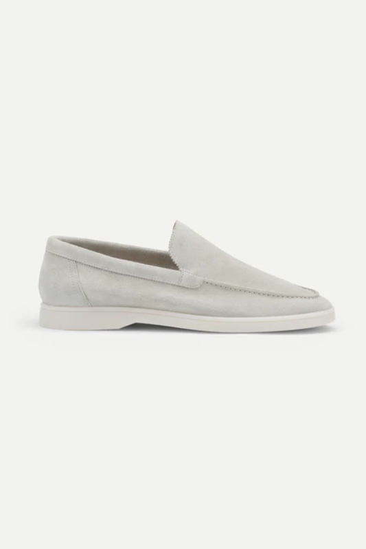 Elegance Suede Loafers - Atlanta Grey