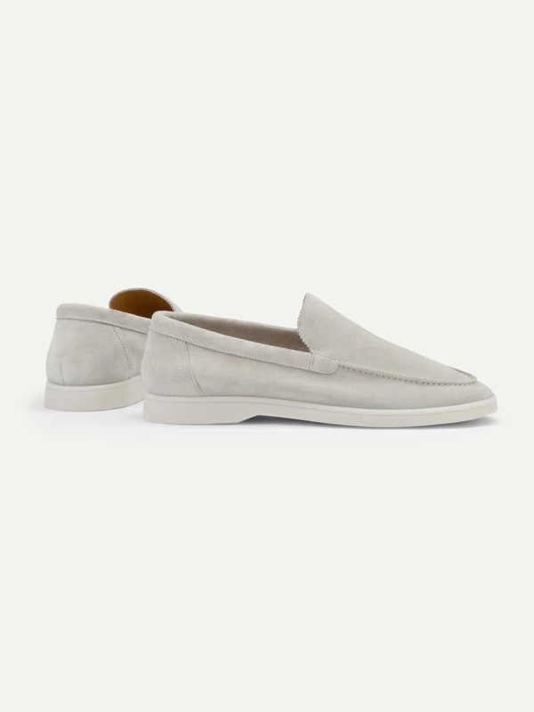 Elegance Suede Loafers - Atlanta Grey